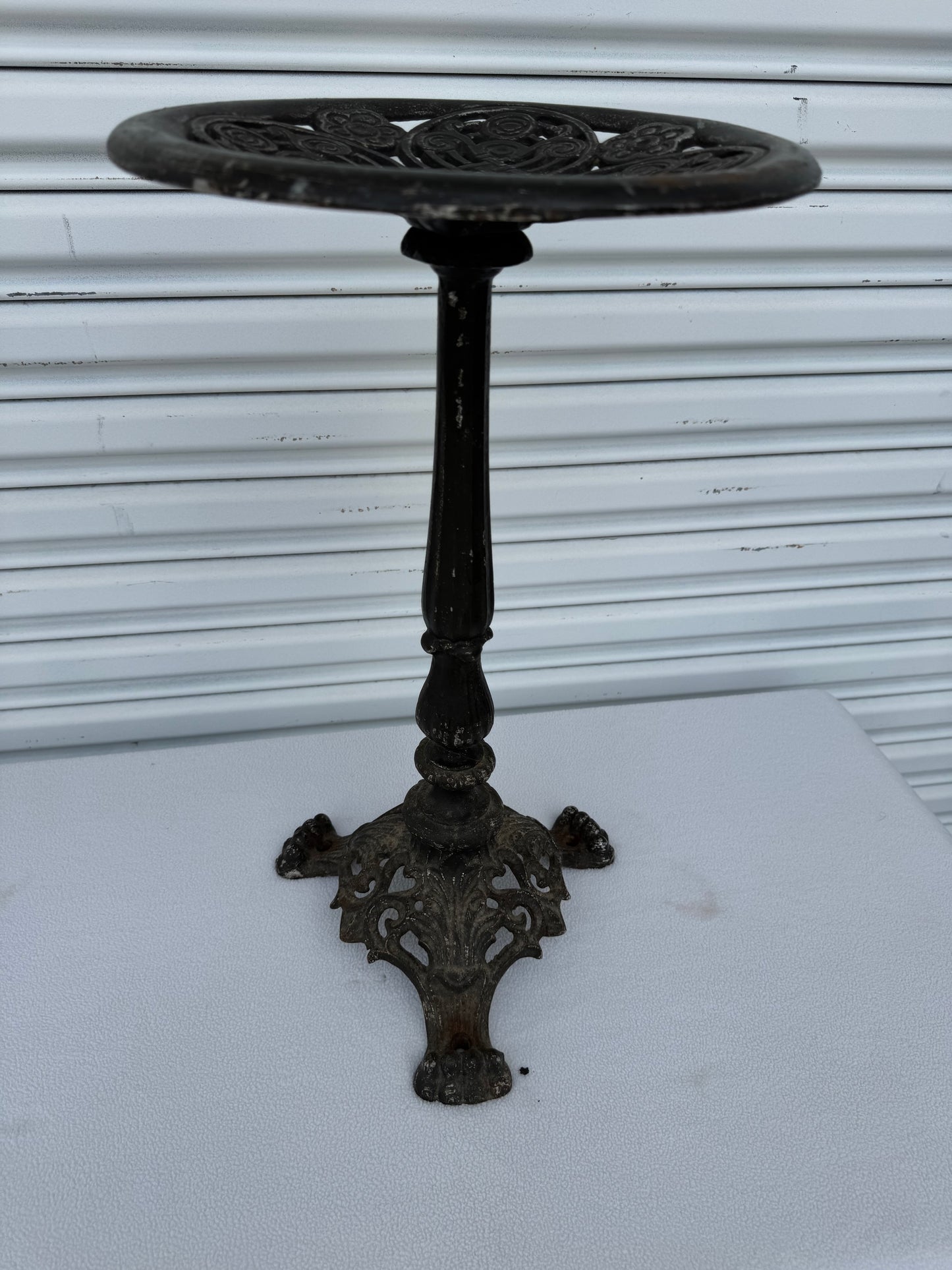 Set of Vintage Victorian Cast Iron Plant Stands