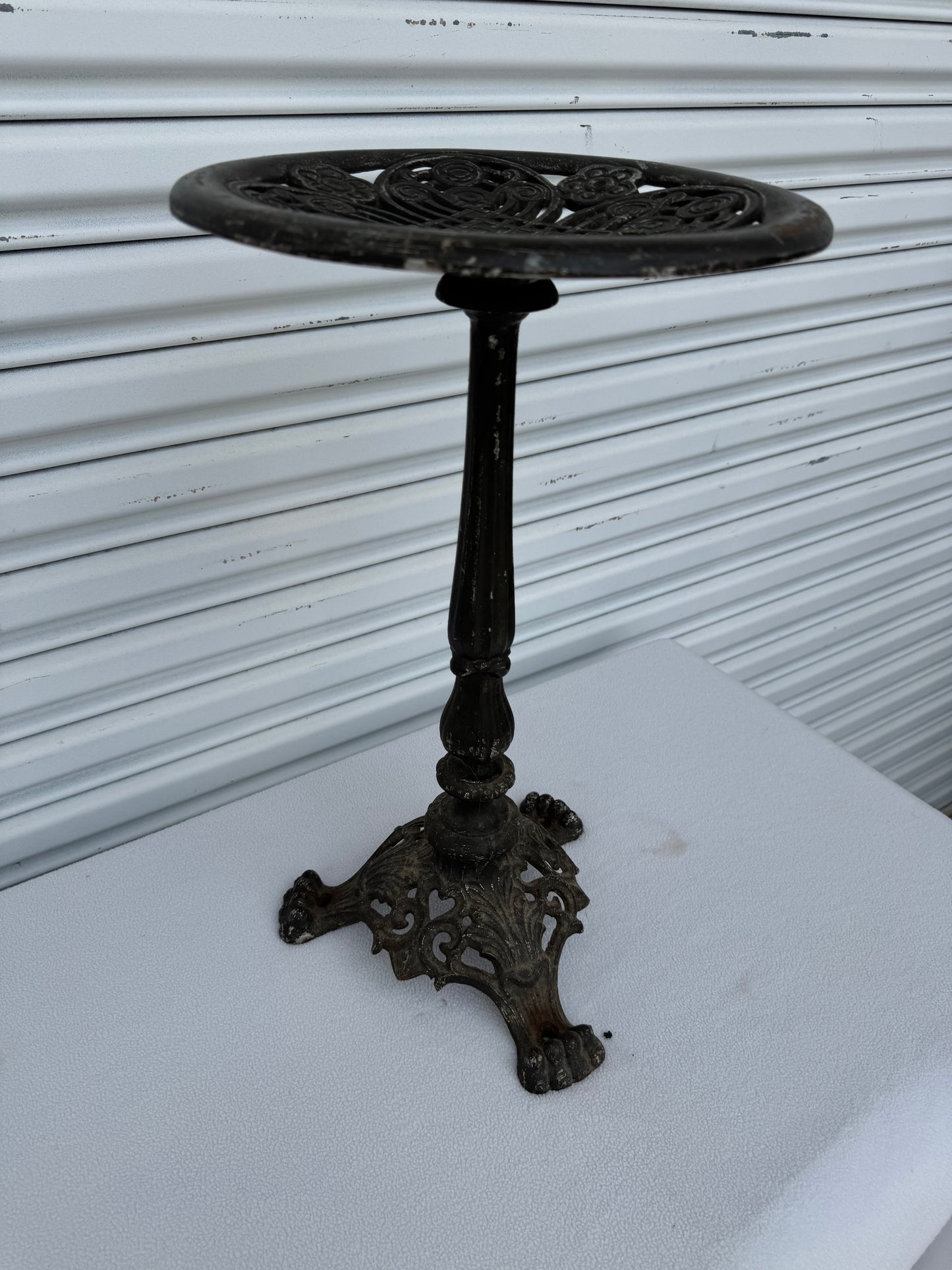 Set of Vintage Victorian Cast Iron Plant Stands