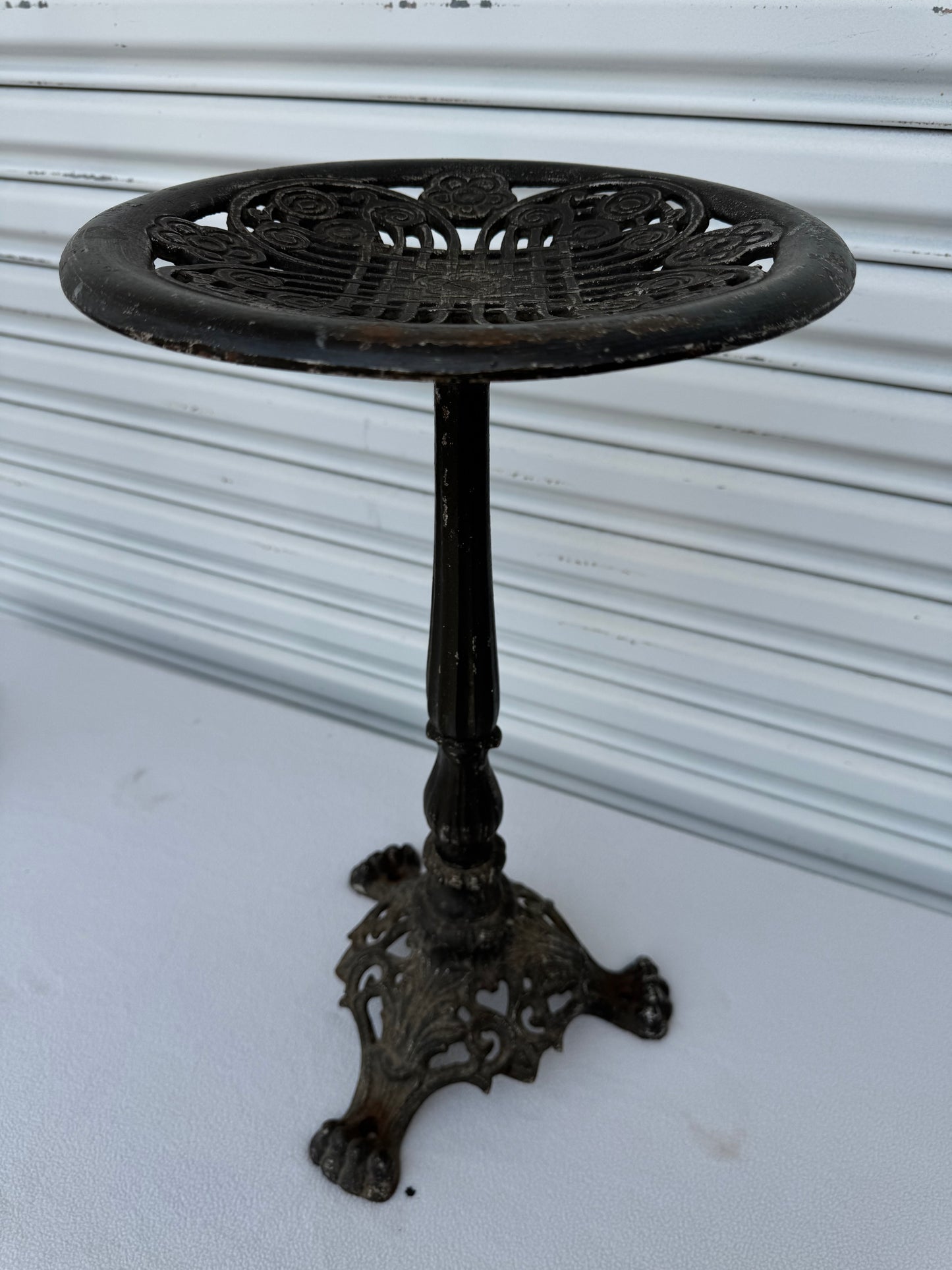 Set of Vintage Victorian Cast Iron Plant Stands
