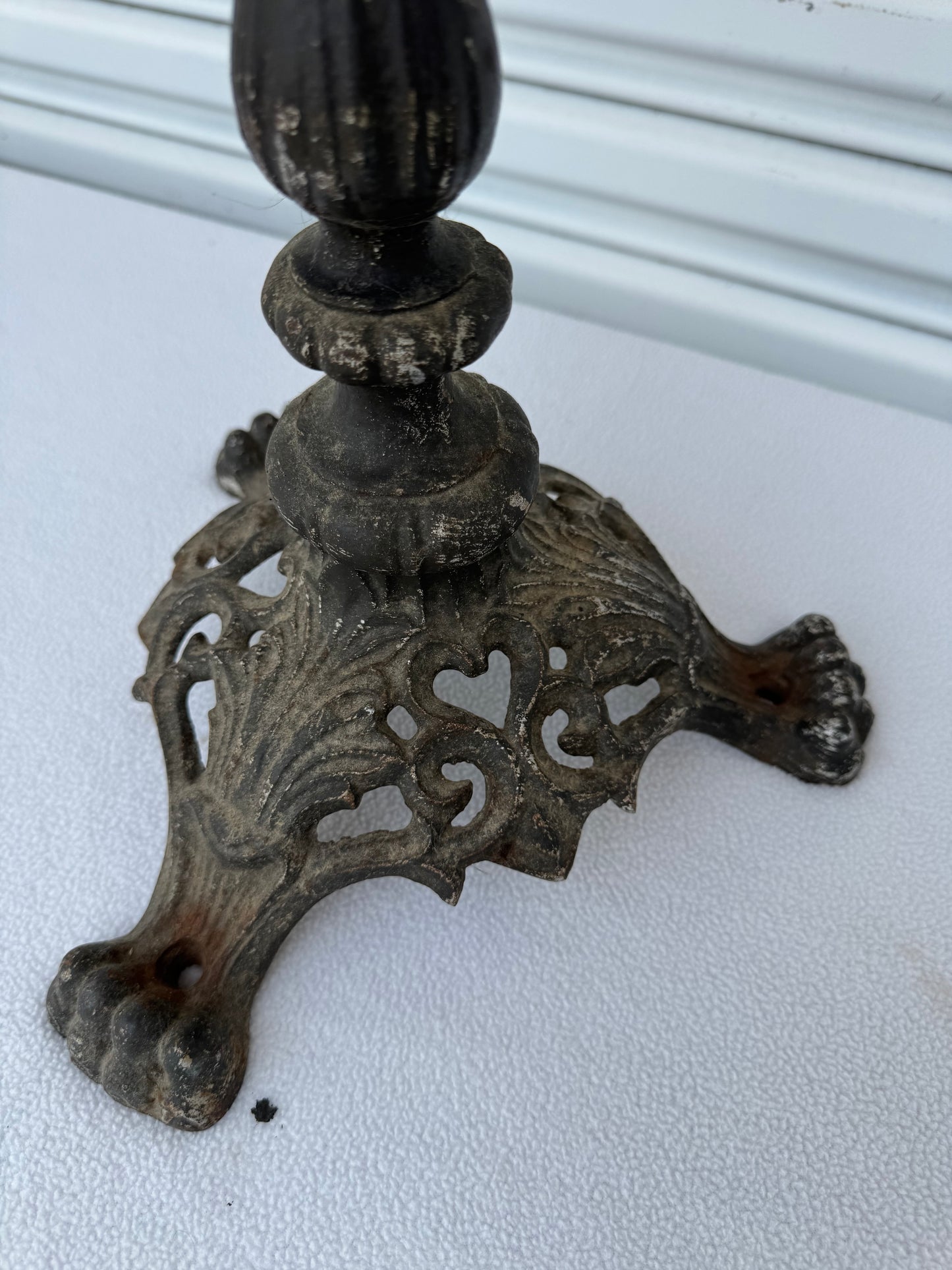 Set of Vintage Victorian Cast Iron Plant Stands