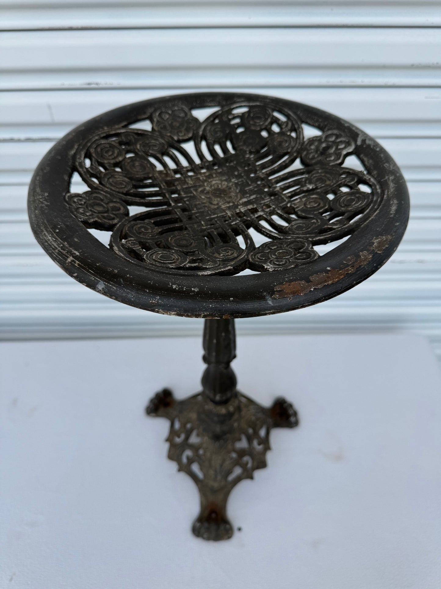 Set of Vintage Victorian Cast Iron Plant Stands