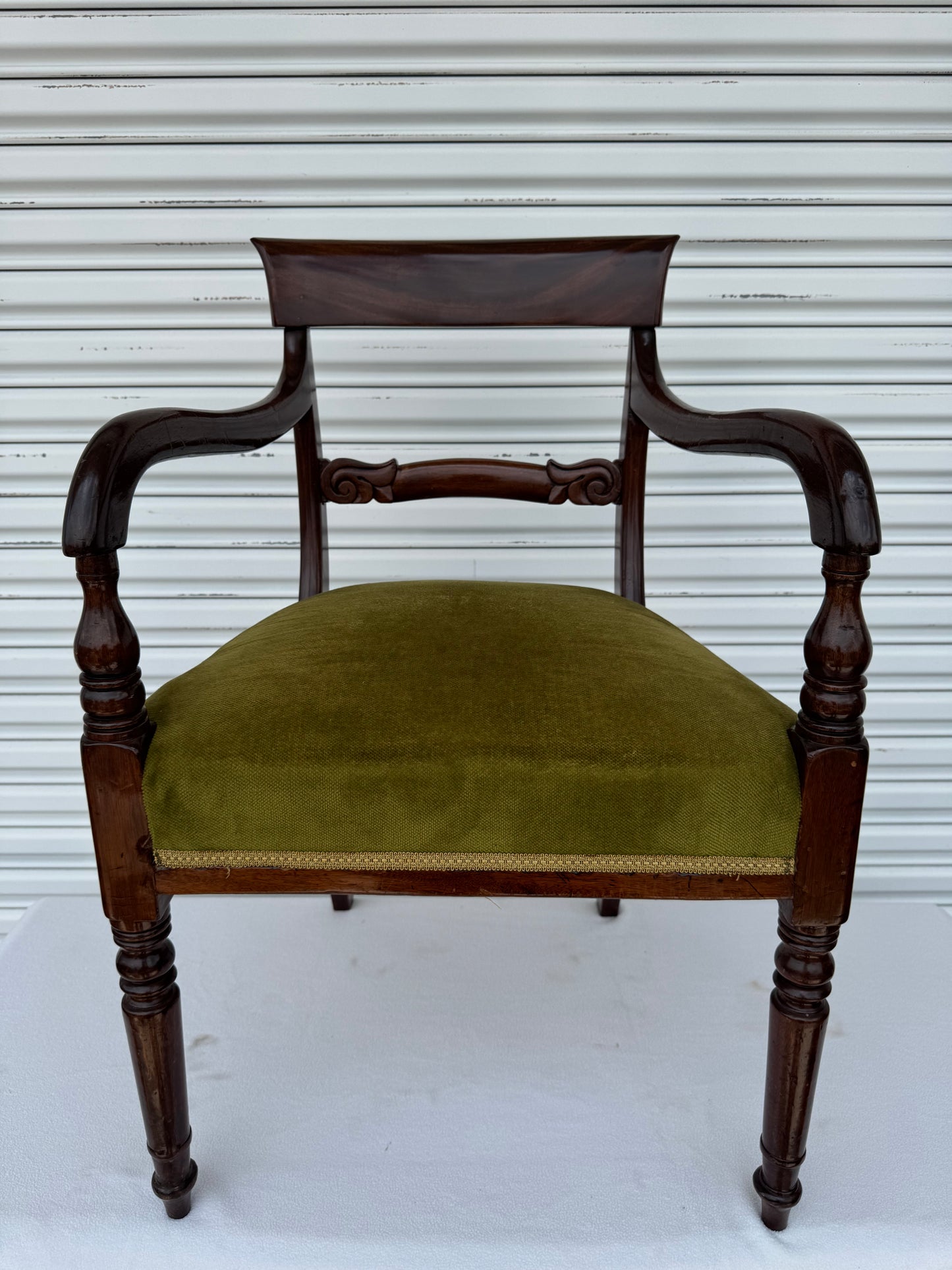 A George IV Mahogany Armchair