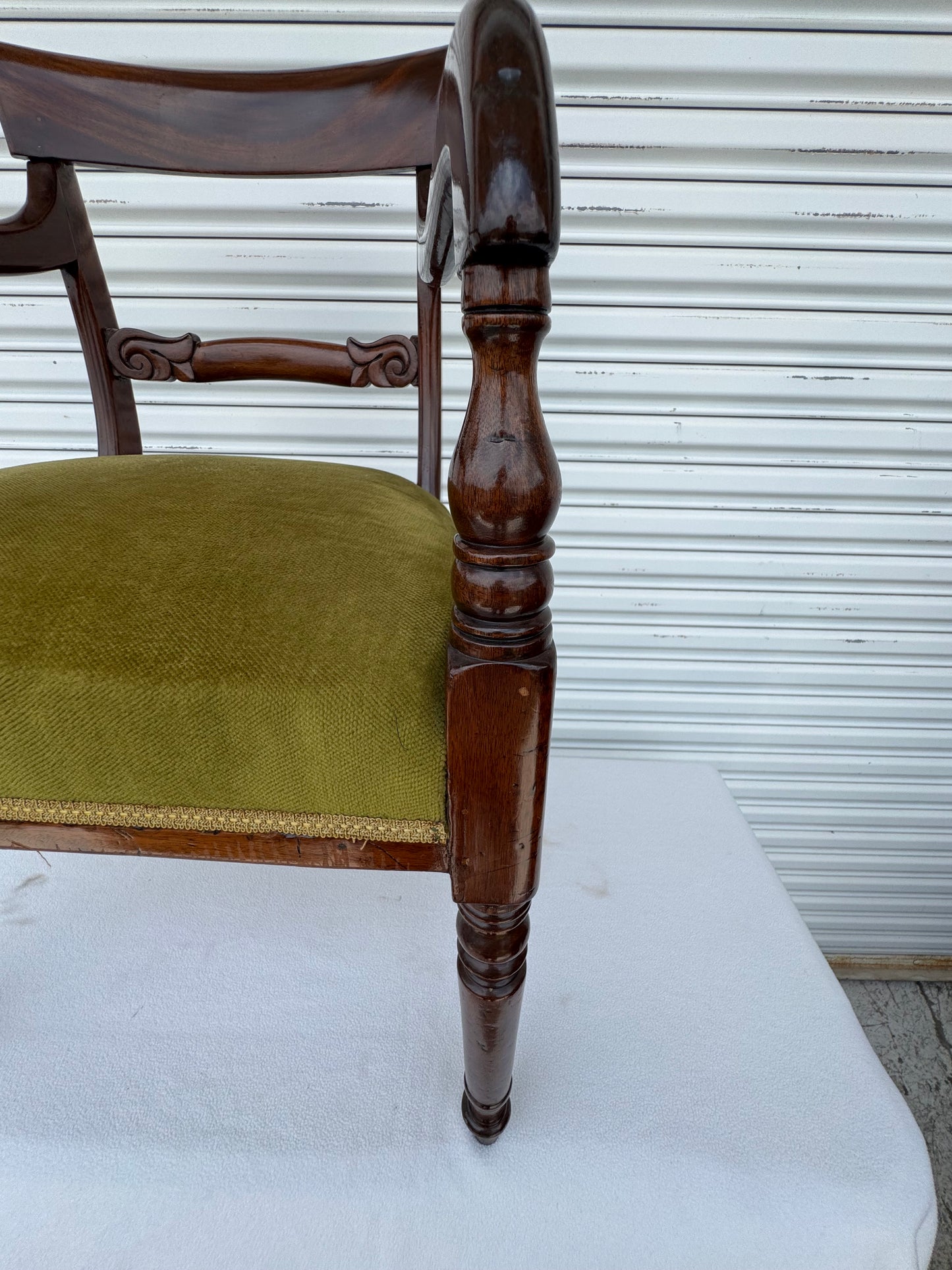 A George IV Mahogany Armchair