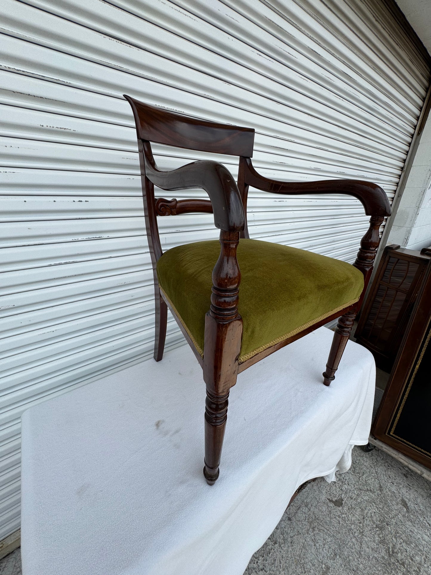 A George IV Mahogany Armchair