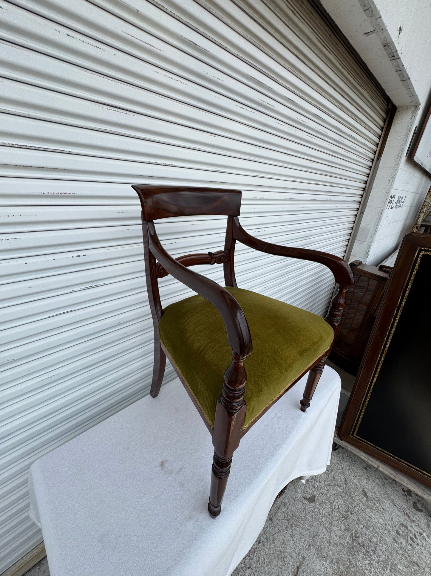 A George IV Mahogany Armchair