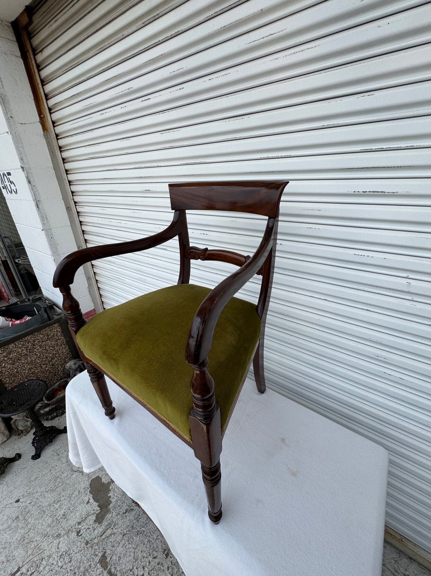 A George IV Mahogany Armchair