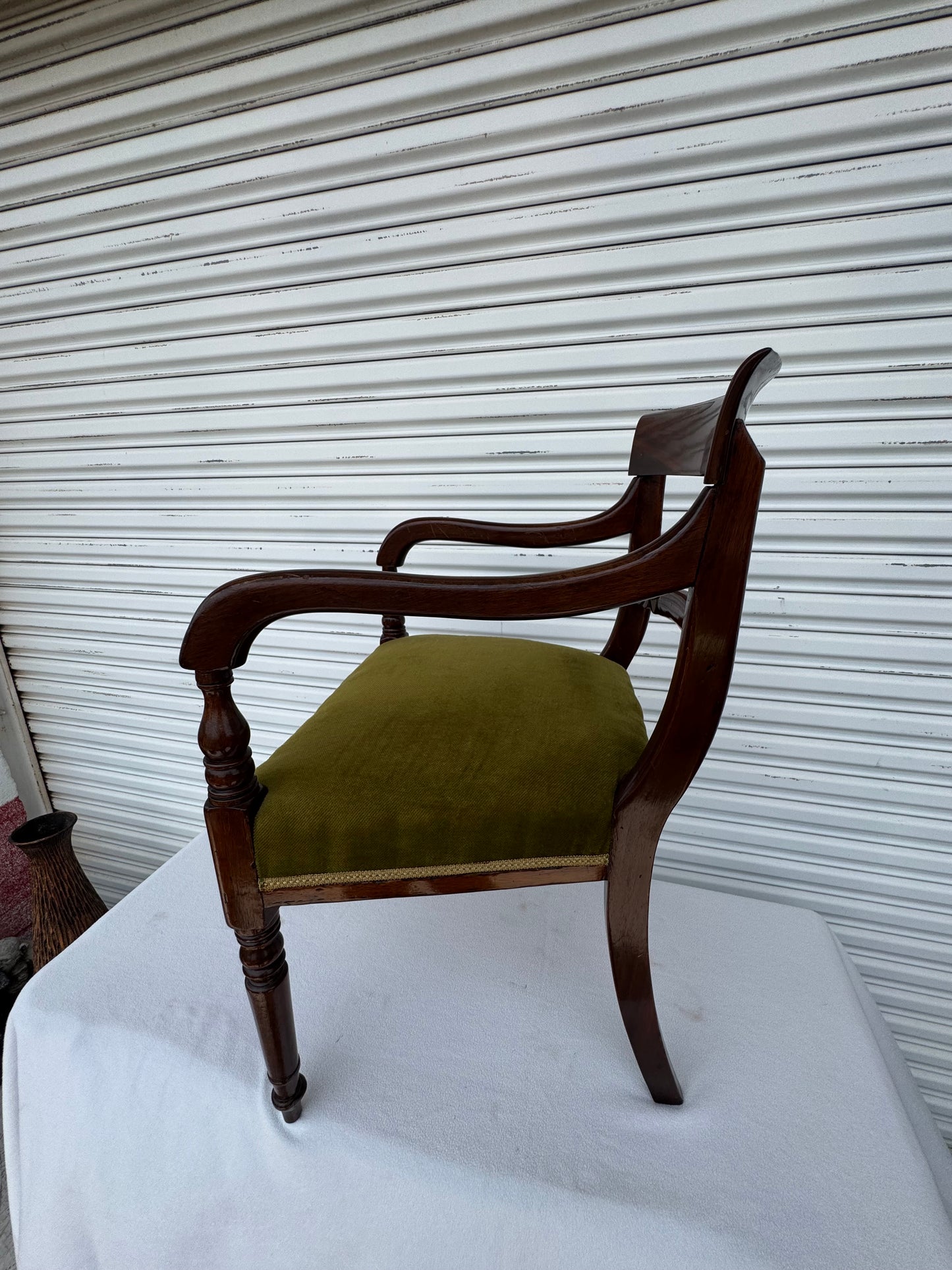 A George IV Mahogany Armchair