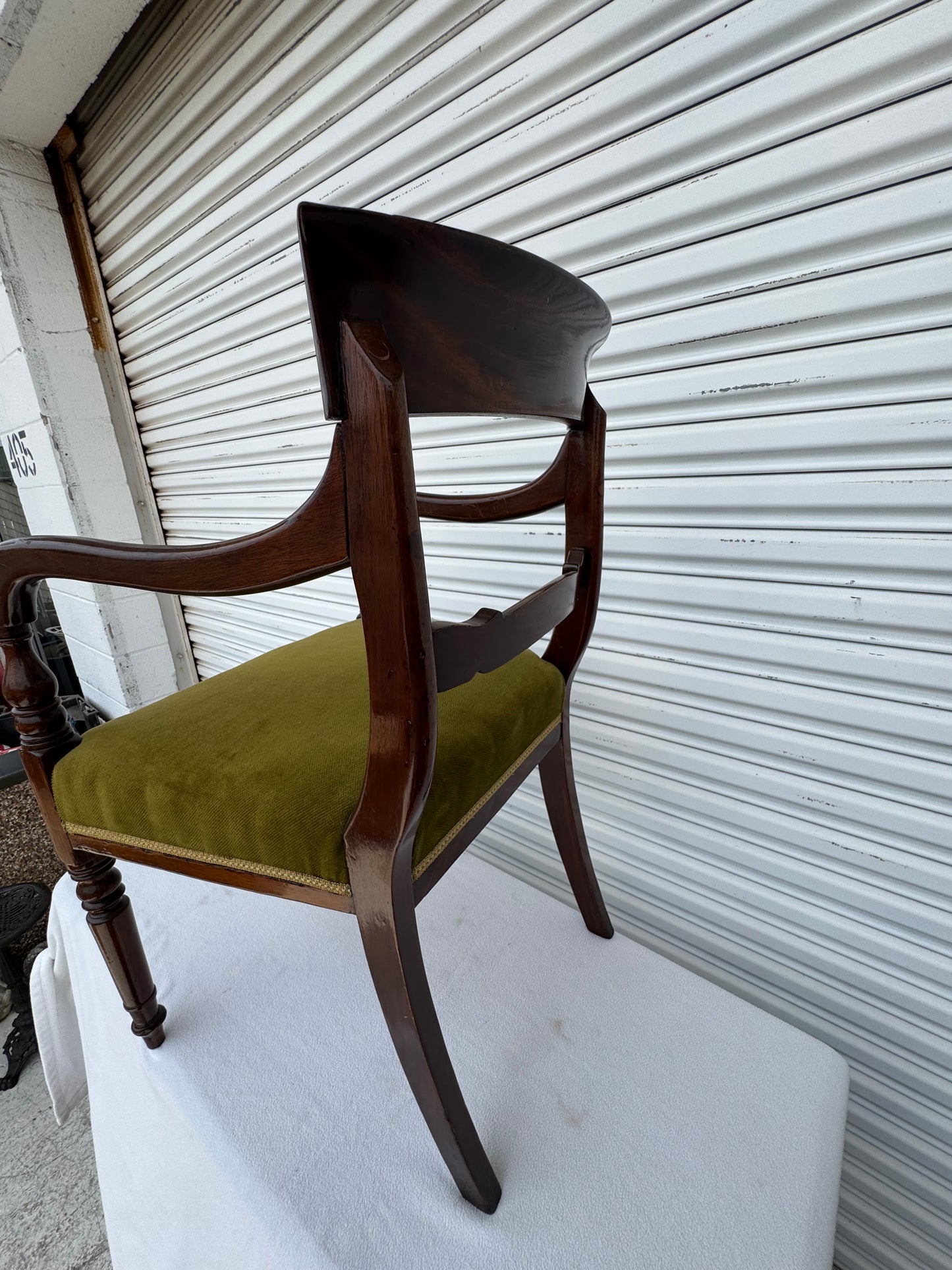 A George IV Mahogany Armchair