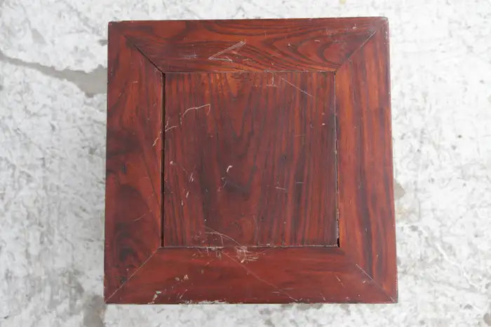 Wood footstool
