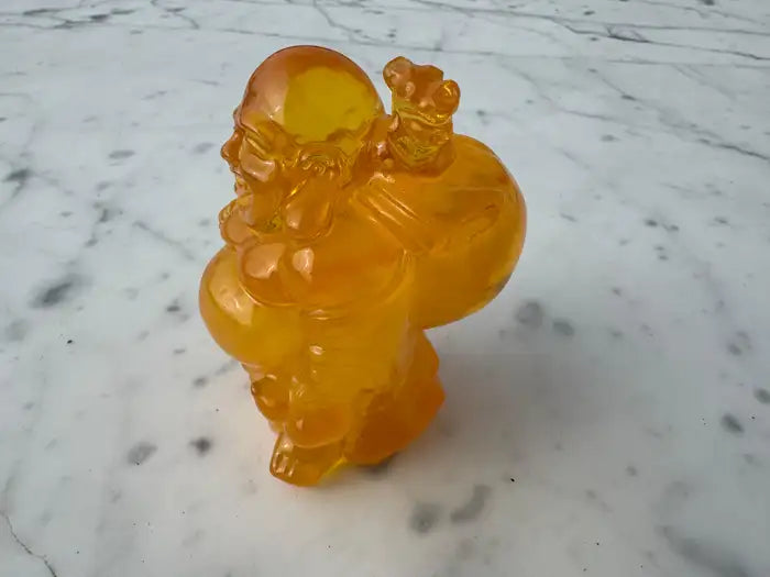 Amber 3.5" Buddha Figurine