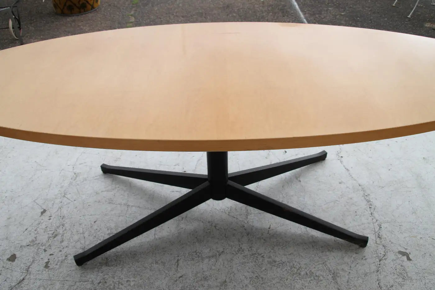 7' Maple Steelcase Dining Conference Table | Metro Retro Furniture ...