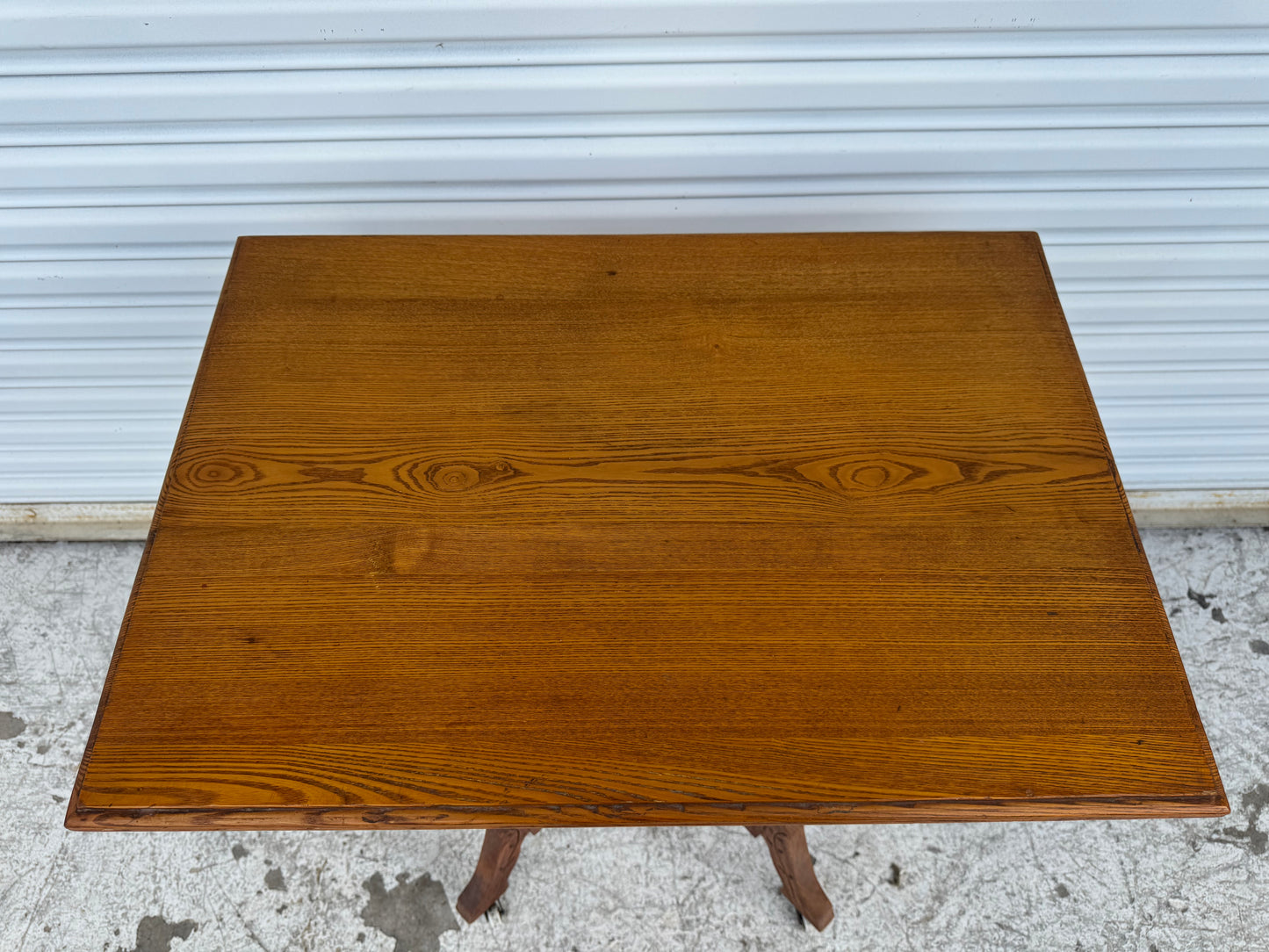 Antique Victorian Carved Wood Parlor Side Table