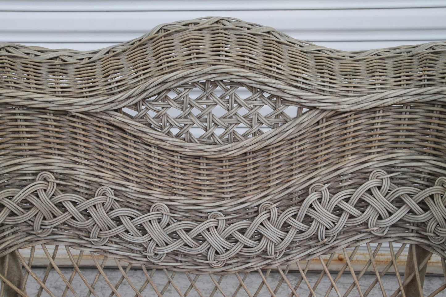 Early 20th Century Vintage Wicker Chair Set of 3