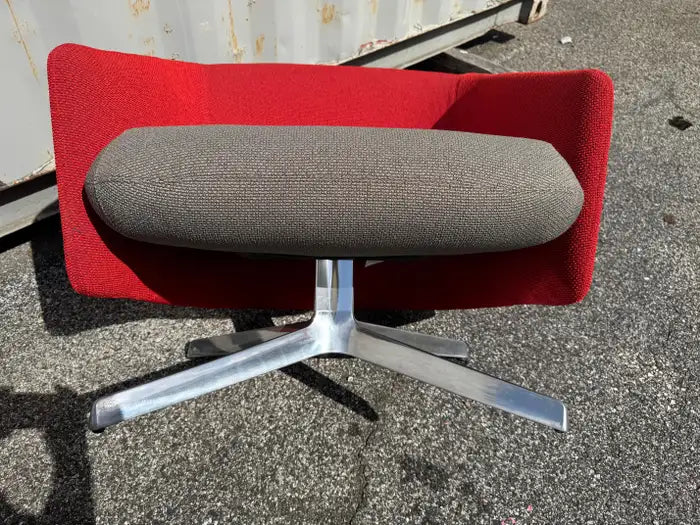 Pair of Teknion by Steelcase Swivel Cover Chairs (sofa also available)