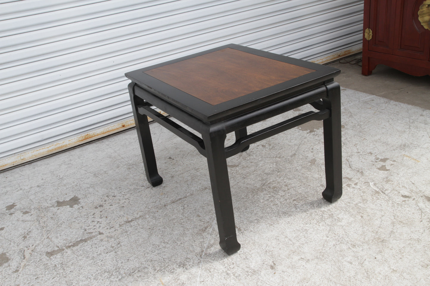 Pair of Rosewood Ming Style End Tables