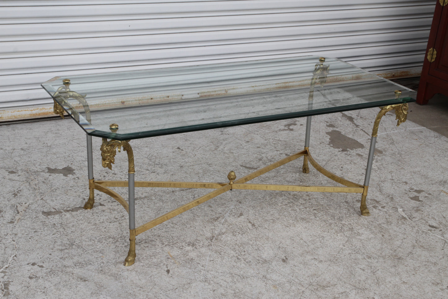 Vintage Ram's Head Coffee Cocktail Table