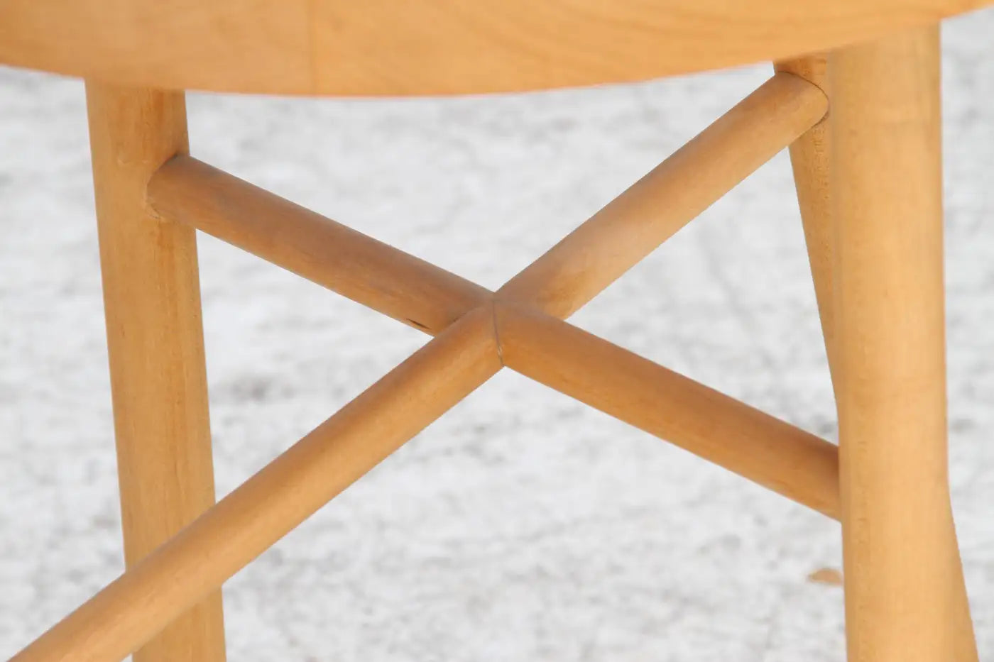 Designer round accent table by Richard Meier