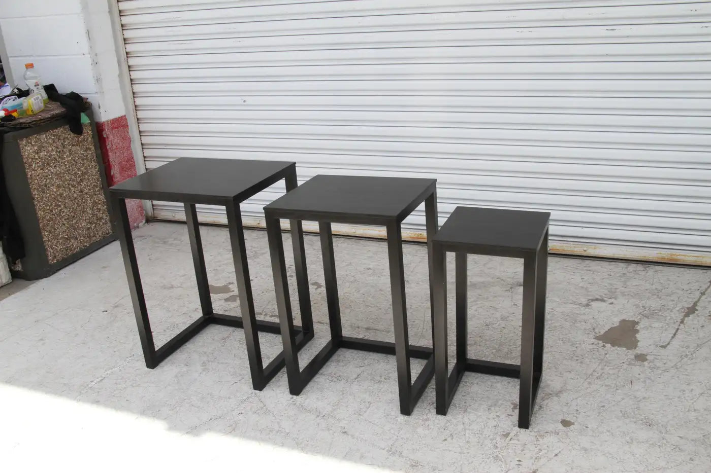 Josef Hoffmann designer nesting table trio