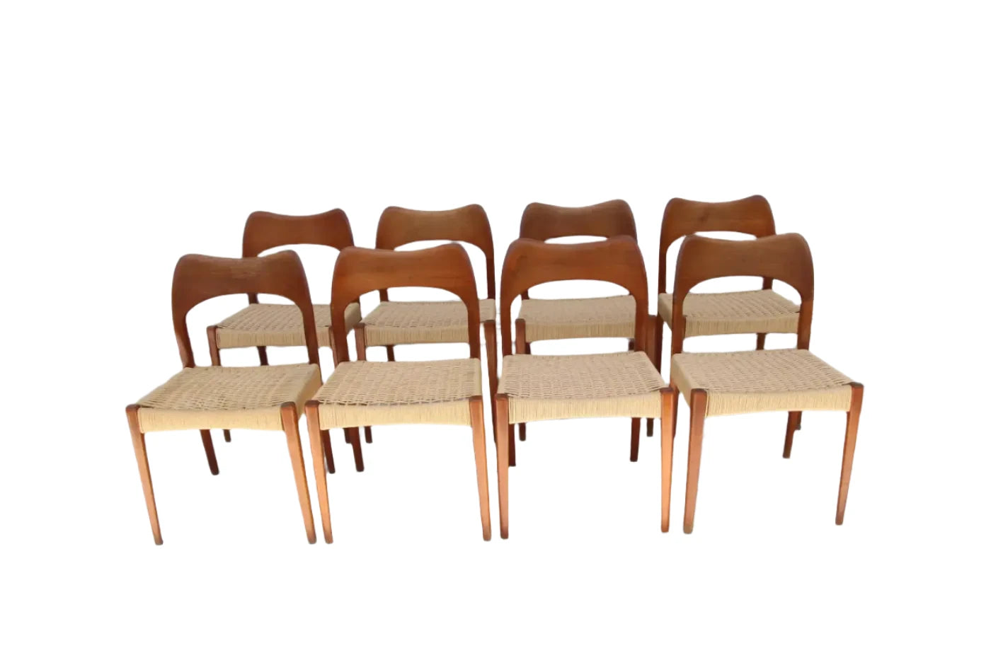 Mogens Kold Danish papercord seating set
