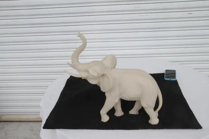 Cast Resin Good Luck Trunk Elephant