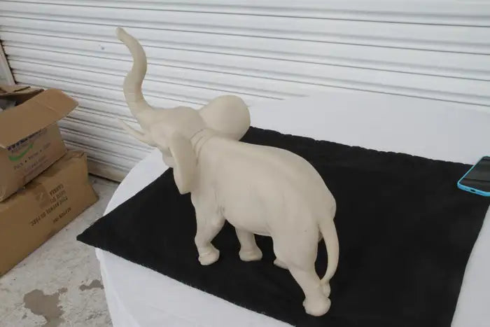 Cast Resin Good Luck Trunk Elephant