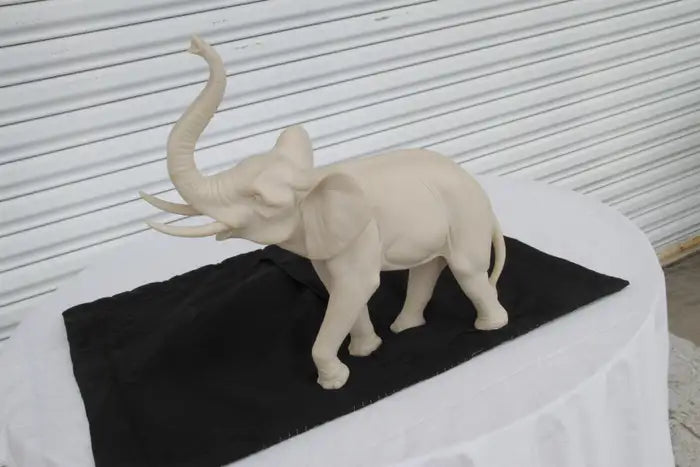 Cast Resin Good Luck Trunk Elephant