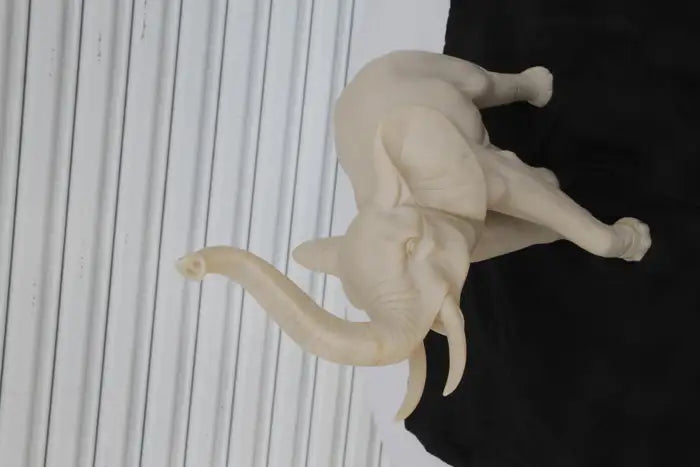 Cast Resin Good Luck Trunk Elephant