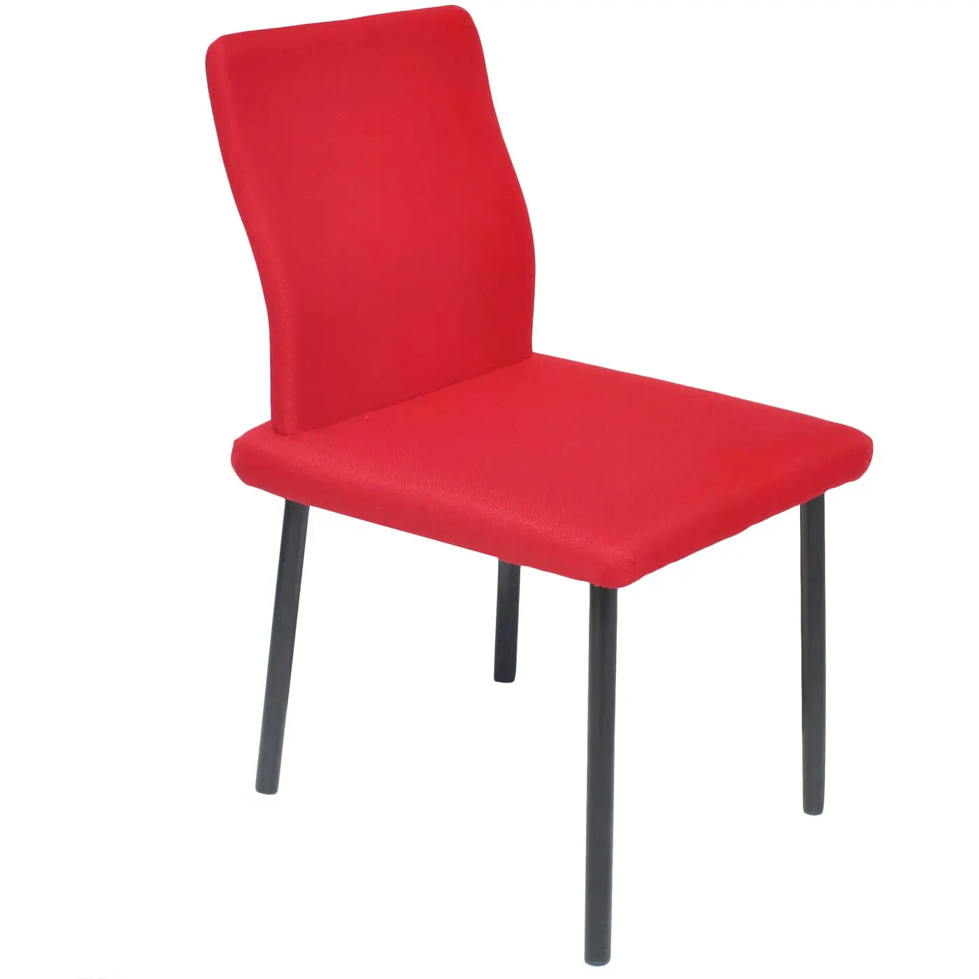 Iconic red postmodern Memphis style chair set