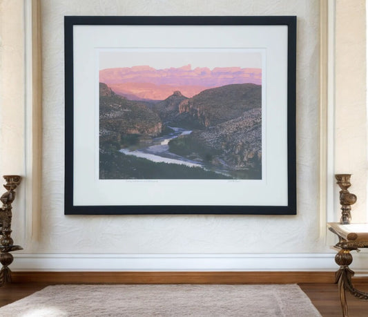 Original photograph of Sierra del Carmen by Jim Bones