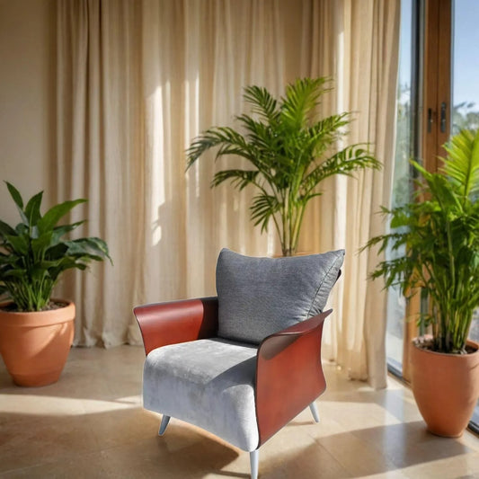 Keilhauer Belle bentwood lounge chair cherry Tom McHugh