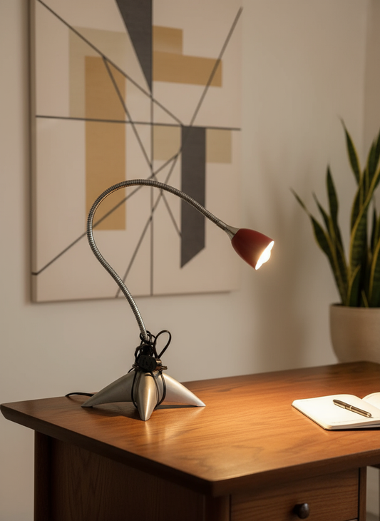 Louis A. Lara for Dansk adjustable table lamp star base