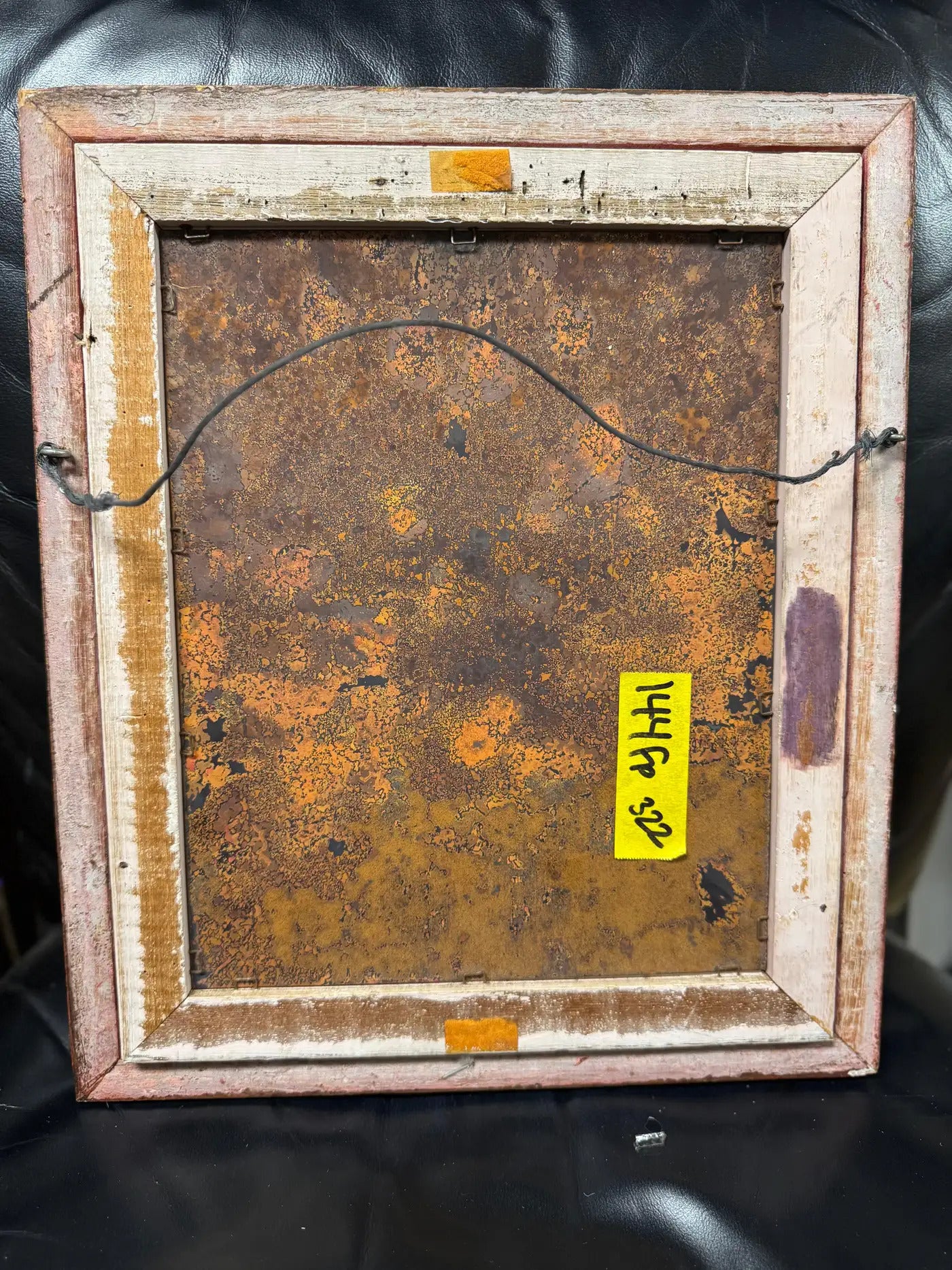 Posthumous Marini enamel plate, expressive equestrian art