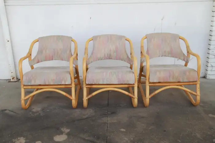 Danish Beatwood Tiki Style Armchairs
