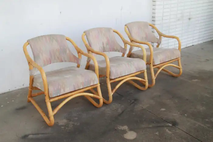 Danish Beatwood Tiki Style Armchairs