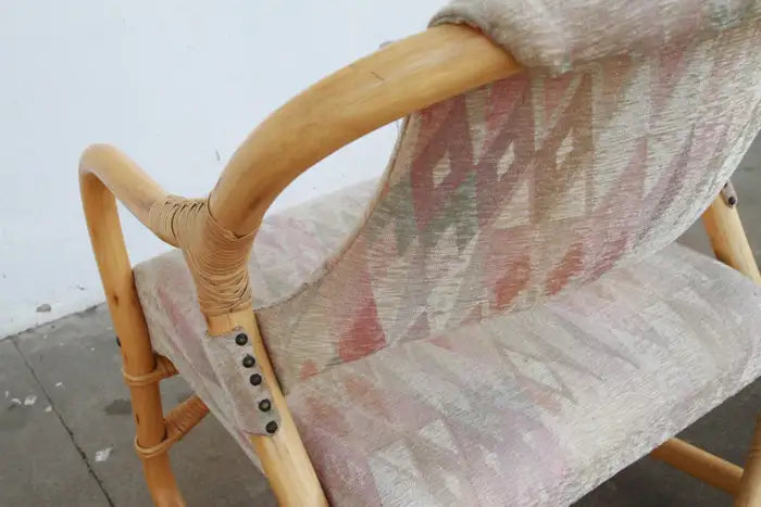Danish Beatwood Tiki Style Armchairs