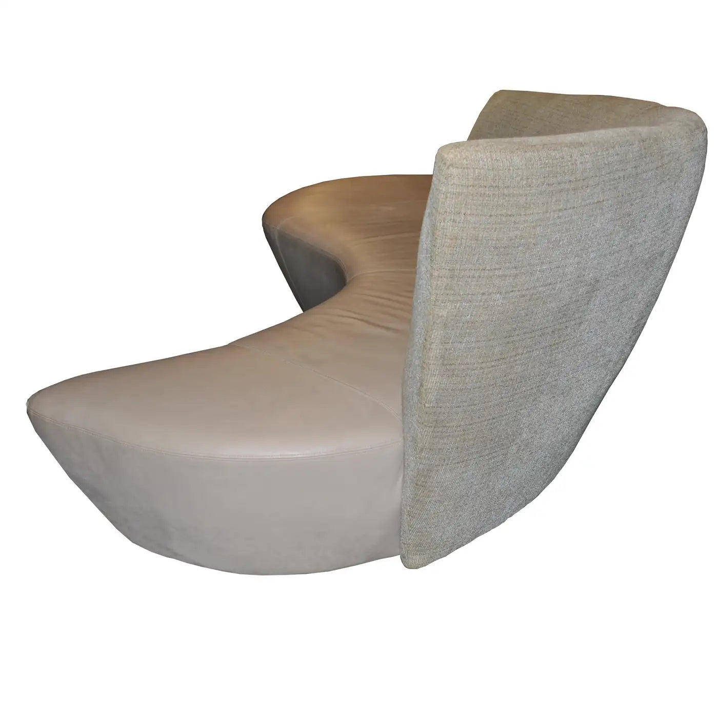 Luxury vintage Kagan sofa curved seating