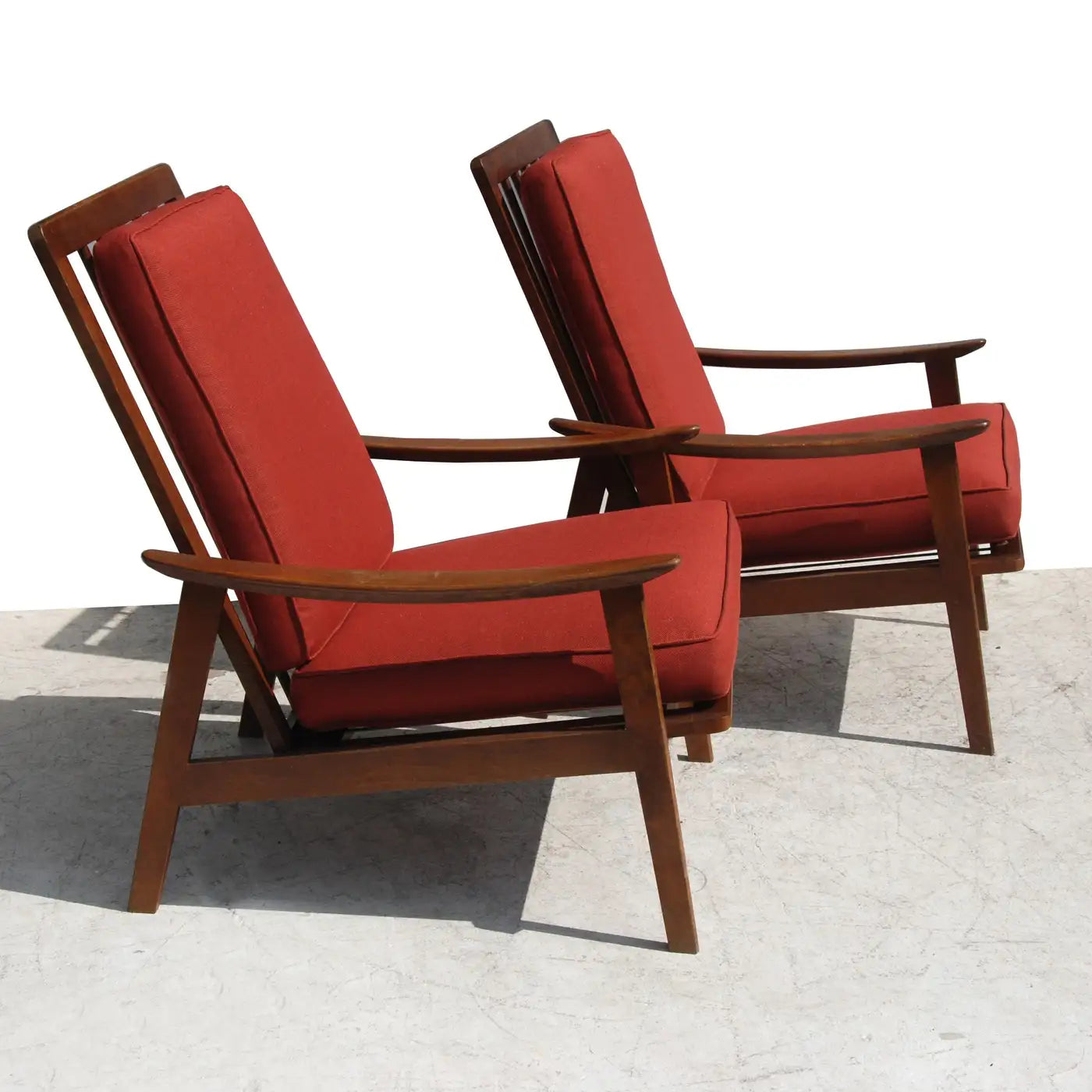 Metro Retro Furniture Scandinavian lounge chair set