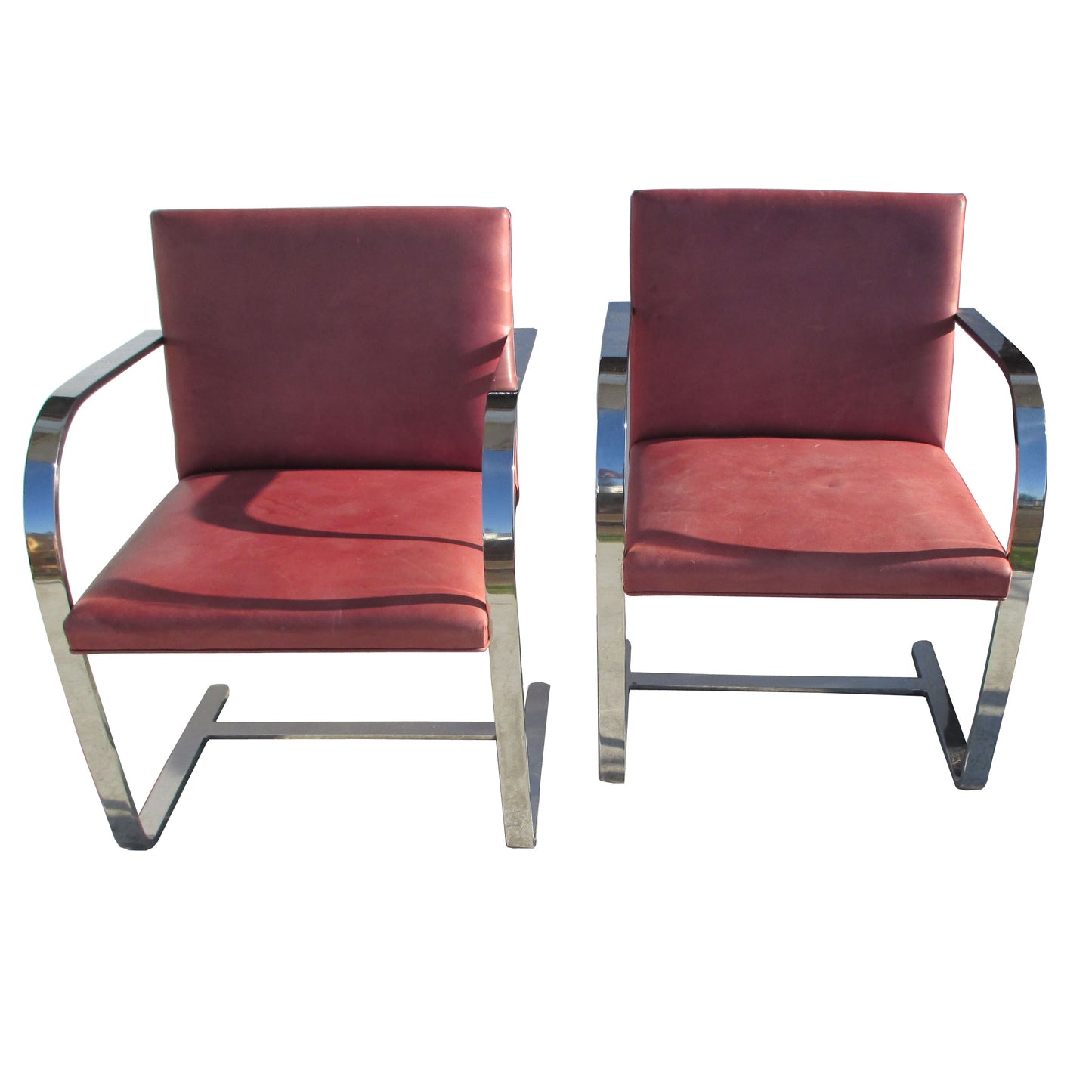 Mid-century modern Brno flat bar chair set