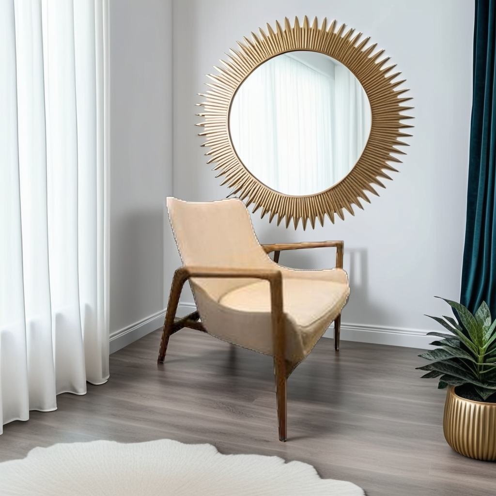 Mid century Kofod Larsen lounge chair teak frame