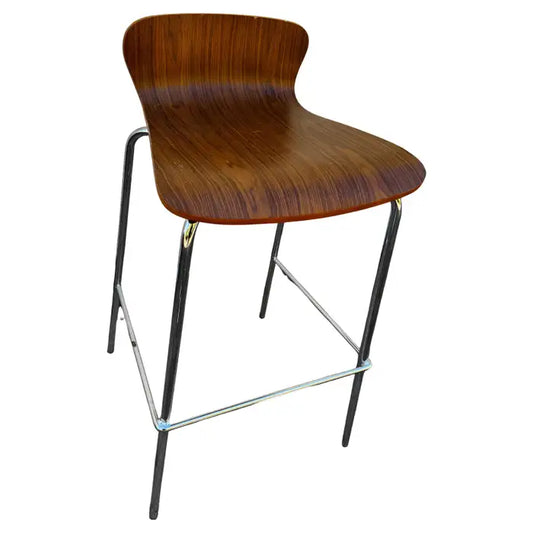 Mid century modern counter barstool
