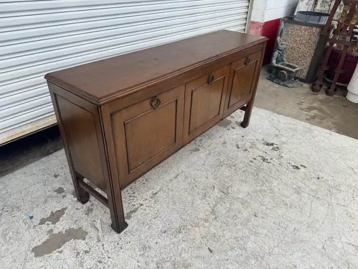 Mid Century Modern walnut sideboard cabinet
