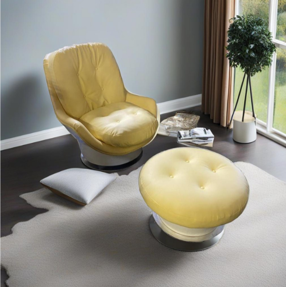 Milo Baughman Thayer Coggin lounge chair ottoman set