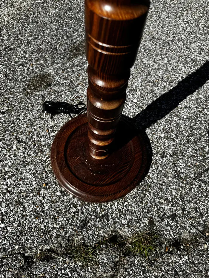 Scandinavian modern lighting in solid oak