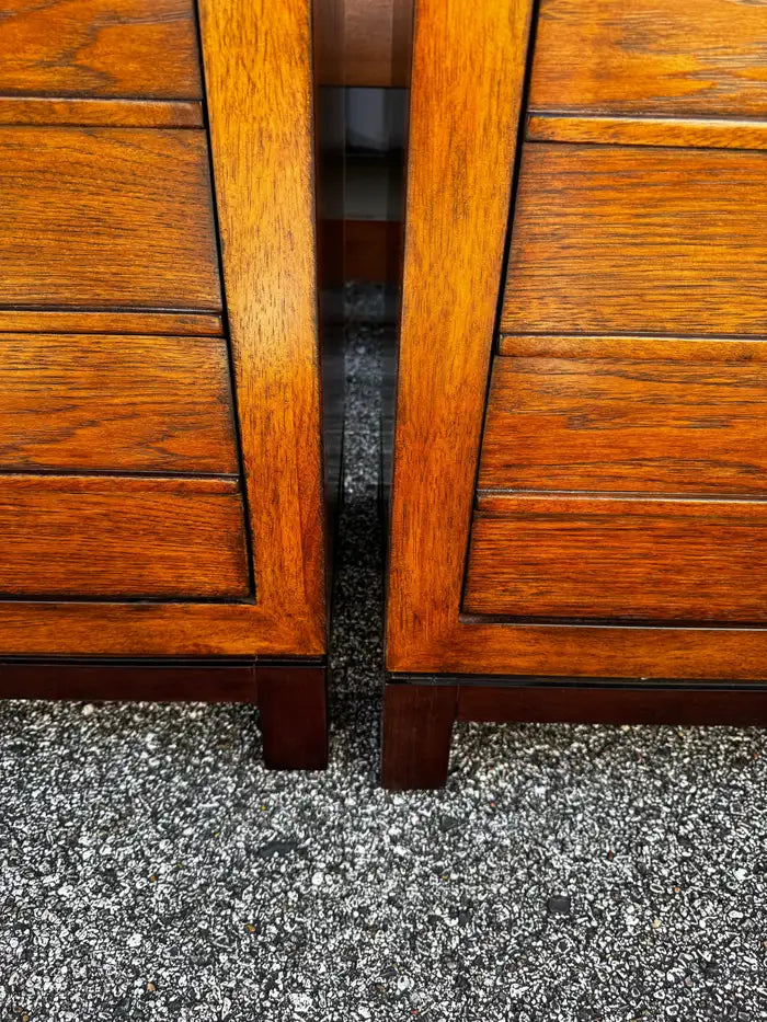 Coastal style 6 drawer wood dresser