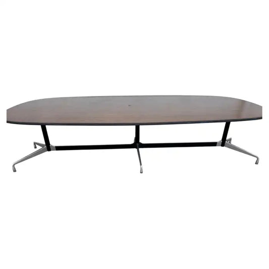 Mid century modern executive conference table for office boardroom