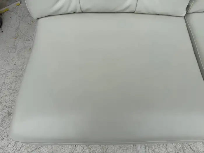 Italian leather guest chairs with minimalist style
