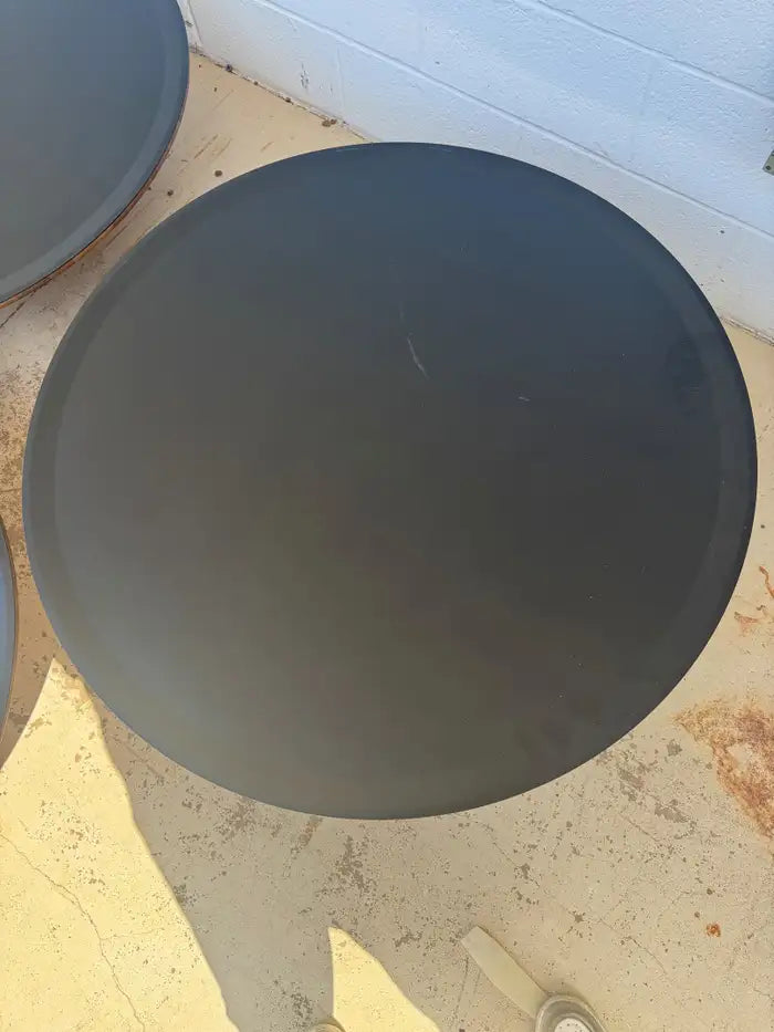 Norman Foster designer side table with architectural silhouette