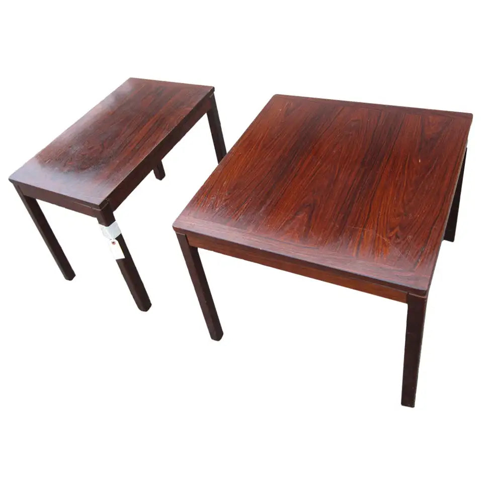 MCM Kleppe Mobelfabrik nightstands in rosewood