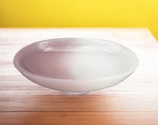 Opalescent Murano dual toned glass centerpiece