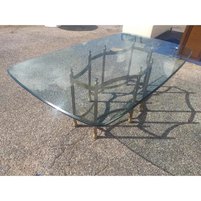 Precision-cut beveled glass replacement tabletop